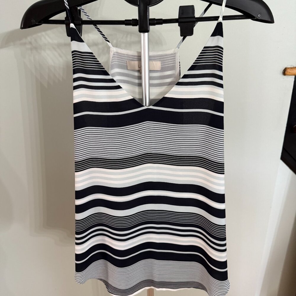 Loft Striped Racer Back Cami